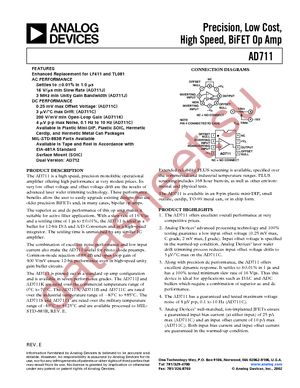 AD711JN datasheet  